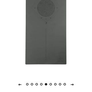 Seeka PRO ECO yoga mat - Moon series CHARCOAL